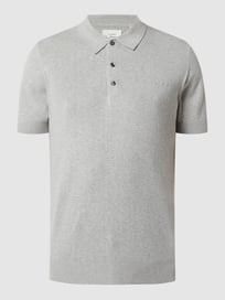 Regular Fit Poloshirt aus Bio-Baumwolle  von Ben Sherman Grau / Schwarz - 47