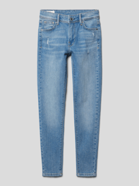 Regular Fit Jeans mit Label-Patch Modell 'PIXLETTE' von Pepe Jeans Blau / Türkis - 10