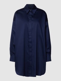 Oversized Hemdbluse mit verdeckter Knopfleiste Modell 'CEARA' von Drykorn Blau / Türkis - 17