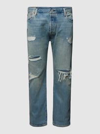 PLUS SIZE Jeans im Destroyed-Look Modell '501® Levi s®ORIGINAL' von Levi’s® Big & Tall Blau / Türkis - 39
