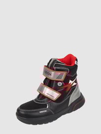 Laarzen met klittenbandsluiting model 'Sveggen' van Geox Grijs / zwart - 9