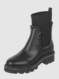 Boots in Leder-Optik von Guess Grau / Schwarz - 35