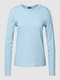 Longsleeve mit Label-Stitching von Polo Ralph Lauren Blau / Türkis - 19