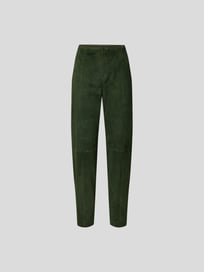 Lederhose im Balloon Fit von Stouls Grau / Schwarz - 4