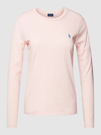 Longsleeve mit Label-Stitching von Polo Ralph Lauren Rosa - 9