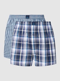 Boxershorts mit elastischem Bund von Götzburg Wäsche Blau / Türkis - 45