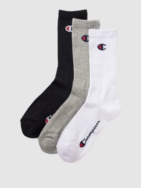 Socken mit Logo-Detail von CHAMPION Grau / Schwarz - 17