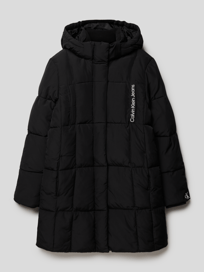 Daunenjacke mit Label-Print von Calvin Klein Jeans Grau / Schwarz - 19