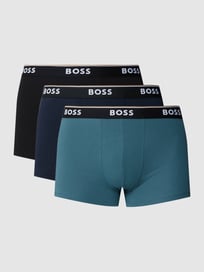 Trunks mit Logo-Bund im 3er-Pack von BOSS Blau / Türkis - 22