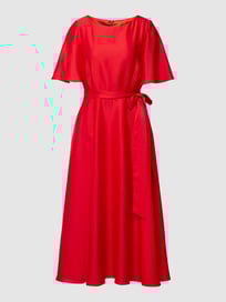 Cocktailkleid mit Taillengurt von Swing Rot - 43
