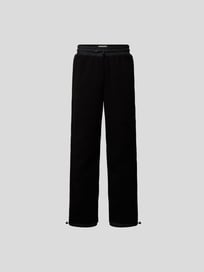 Sweathose aus Teddyfell von Rains Grau / Schwarz - 26