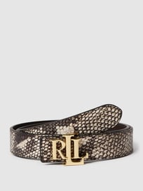 Gürtel mit Schlangenmuster von Lauren Ralph Lauren Braun - 27