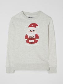 Sweatshirt mit Print Modell 'Jortoon'  von Jack & Jones Weiß - 25