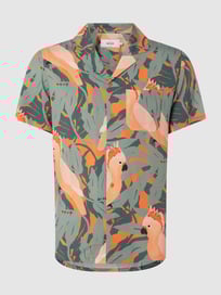 Slim Fit Freizeithemd aus Viskose  von Shiwi Grün - 8
