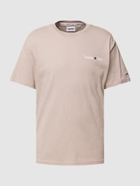 T-Shirt mit Label-Stitching Modell 'LINEAR' von Tommy Jeans Weiß - 8