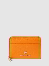 Portemonnaie mit Label-Applikation Modell 'JET SET CHARM' von MICHAEL Michael Kors Orange - 45