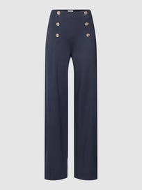 Hose mit Zierknöpfen von Christian Berg Woman Blau / Türkis - 10