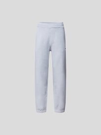 Sweathose mit Label-Print von MSGM Grau / Schwarz - 4