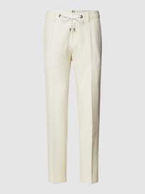 Slim Fit Jogpants mit Strukturmuster von BOSS Weiß - 11