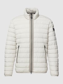 Jack in doorgestikte look, model 'Lightdown' van Marc O'Polo Grijs / zwart - 26