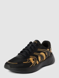 Sneakers met contrastgarnering van BOSS Grijs / zwart - 29