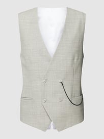 Gilet met scheerwol, model 'Vin' van HUGO Grijs / zwart - 43