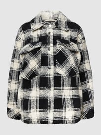 Overhemdjack met gestructureerd oppervlak van Esprit Grijs / zwart - 47