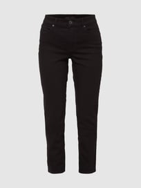 Feminine fit jeans met 5-pocketmodel, model 'MELANIE' van MAC Grijs / zwart - 39