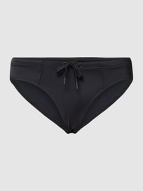 Badehose mit Label-Print von Karl Lagerfeld Beachwear Grau / Schwarz - 26