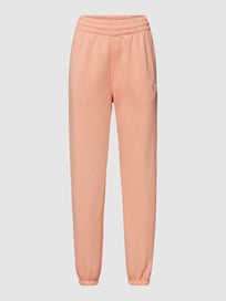 Sweatpants mit Label-Stitching von adidas Originals Rot - 7