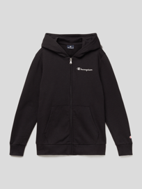 Sweatjacke in melierter Optik von CHAMPION Grau / Schwarz - 25