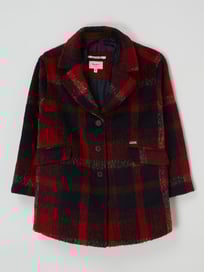 Mantel mit Karomuster Modell 'Monica' von Pepe Jeans Rot - 12