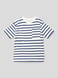 T-Shirt mit Streifenmuster von Marc O'Polo Blau / Türkis - 5