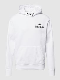 Hoodie met logoprint van Replay Wit - 29