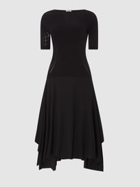 Kleid mit Hahnentritt Modell 'Dylan'  von Wolford Grau / Schwarz - 24