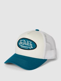 Trucker Cap mit Label-Patch Modell 'BOSTON' von Von Dutch Blau / Türkis - 7