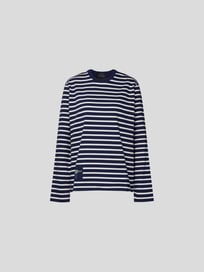 Longsleeve mit Streifenmuster von Marc Jacobs Lila - 29