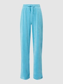 Wide leg fluwelen broek met steekzakken  van Tom Tailor Denim Blauw / turquoise - 1