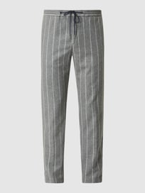Slim Fit Jogpants mit Stretch-Anteil  von Tommy Hilfiger Grau / Schwarz - 31