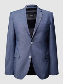 Slim Fit 2-Knopf-Sakko mit Kontrastdetail  von s.Oliver BLACK LABEL Blau / Türkis - 13