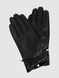 Touchscreen-handschoenen van lamsnappa van Weikert-Handschuhe Grijs / zwart - 25