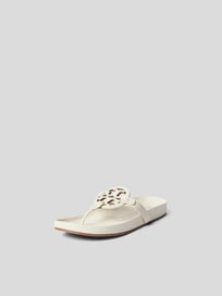 Zehentrenner mit Brand-Detail von Tory Burch Weiß - 19