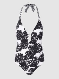 Badpak met palmboommotief, model 'Banksia' van Barts Wit - 11