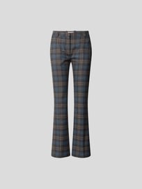 Bundfaltenhose mit Glencheck-Muster von BAUM & PFERDGARTEN Grau / Schwarz - 22