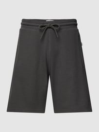 Korte broek met structuurmotief van JAKE*S STUDIO MEN Grijs / zwart - 33
