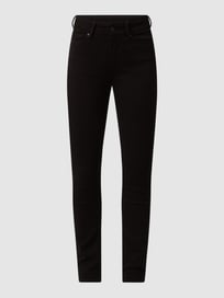 Super slim fit high waist jeans met stretch, model 'Juno' van Kings of Indigo Grijs / zwart - 24