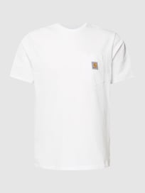 T-shirt met labelpatch van Carhartt Work In Progress Wit - 45