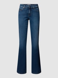 Flared jeans met stretch, model 'PARIS FLARED' van Cambio Blauw / turquoise - 32