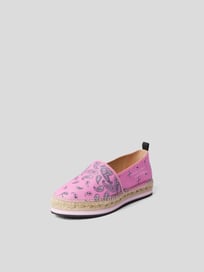 Espadrilles mit Paisley-Dessin von Kenzo Rosa - 36