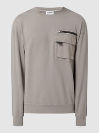 Sweatshirt aus Baumwolle  von Dondup Grau / Schwarz - 21